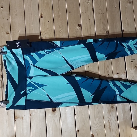 Under Armour Reflect Printed Ankle Leggings Size Large NWT - Picture 1 of 5